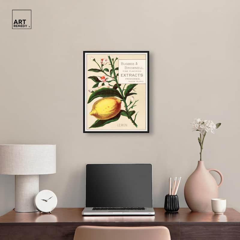 Lemon Canvas by Art Remedy