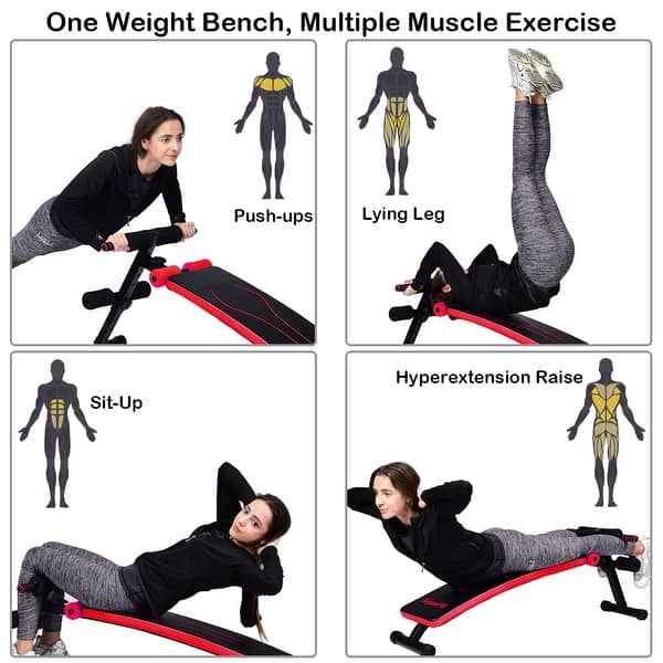 Demon Play éxito gobierno SuperFit Folding Weight Bench Adjustable Sit-up Board Workout Slant - Overstock - 30364462 Demon Play éxito gobierno SuperFit Folding Weight Bench Adjustable Sit-up Board Workout Slant - Overstock - 30364462