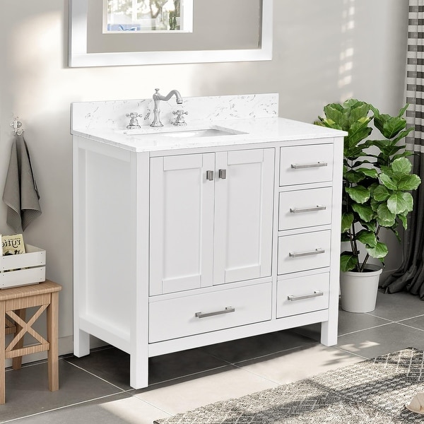PROOX 36 in.W x 22in.D Freestanding Bath Vanity Engineered