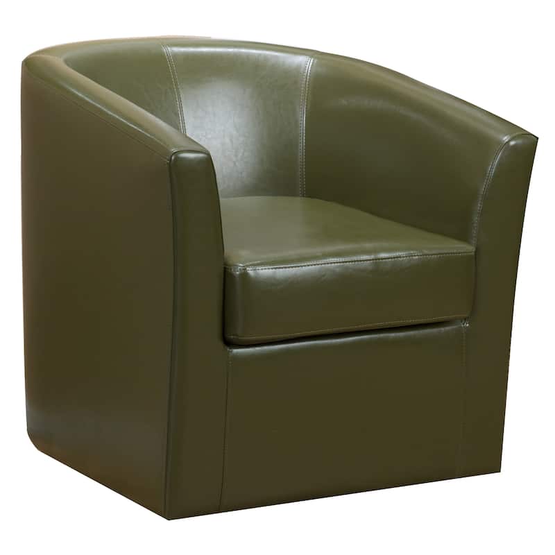 Daymian Swivel Club Chair by Christopher Knight Home