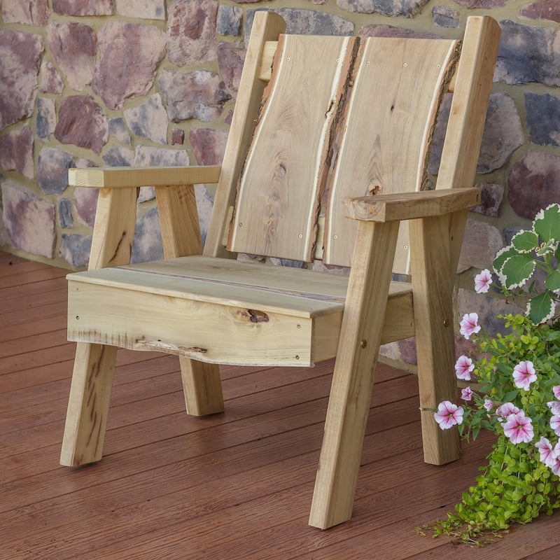 Live Edge Locust Wood Timberland Chair
