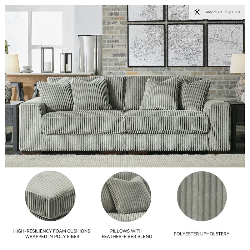 Signature Design by Ashley Lindyn 2-Piece Sofa - 102"W x 44"D x 38"H
