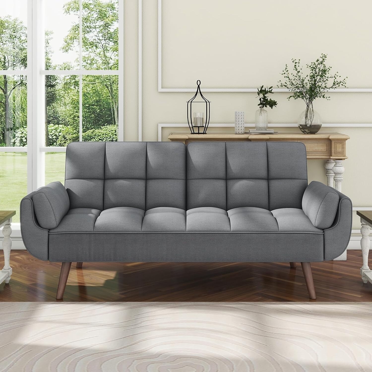 Futon Furniture Lucid Sofa Bed Futon Sofa Bed-Convertible Couch