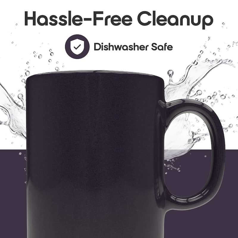 Omniware Teaz Cafe 11 oz Classic Mug - 3" D x 3.75" H