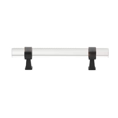 GlideRite 5-Pack 3-3/4-inch Center Acrylic Cabinet Pull