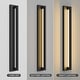 preview thumbnail 8 of 26, Matte Black Modern Linear Integrated LED Outdoor Wall Sconce with Vertical Light Strip