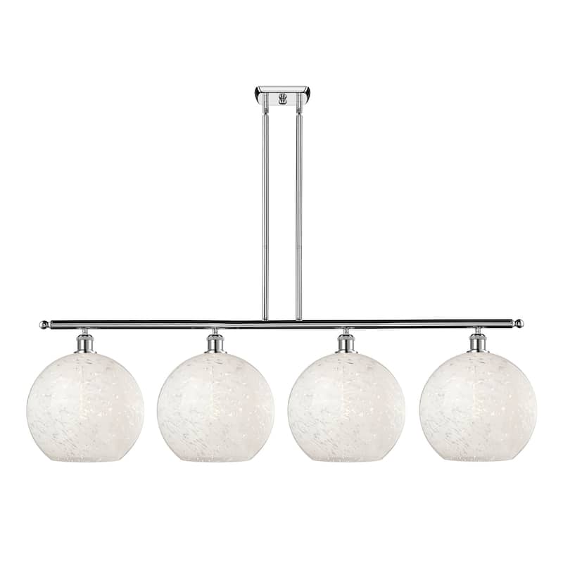 Innovations Lighting 516-4I-14-51-White Mouchette-Indoor Pendant White