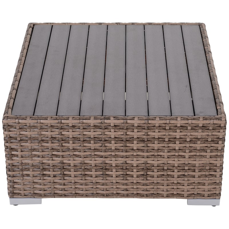 Outsunny 7-Piece Outdoor Wicker Patio Furniture Set