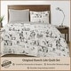 preview thumbnail 3 of 10, Paseo Road Ranch Life Western Cowboy White/Black 100% Cotton Rustic Toile Western Bedding 3 Piece Reversible Quilt Set