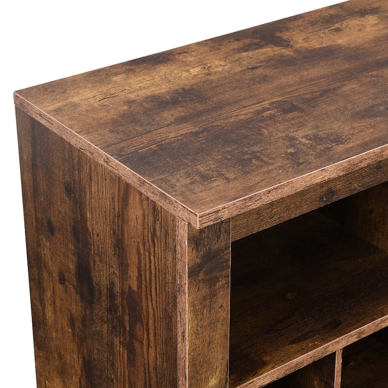 Modern Shoe Cabinet Storage Cabinet with Curved Base
