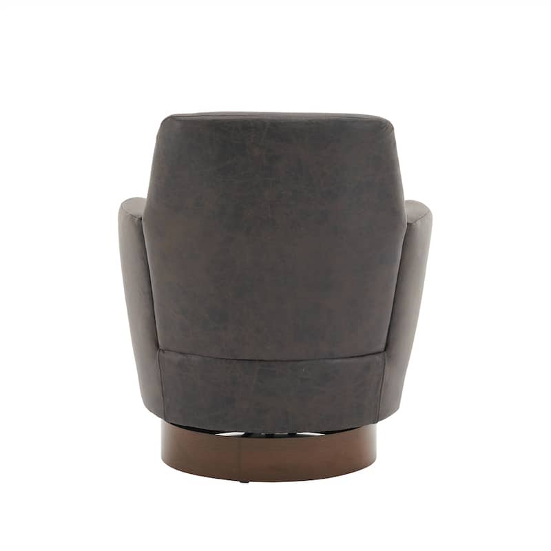 Swivel Barrel Chair, Swivel Accent Chairs Armchair,Round Barrel Chairs