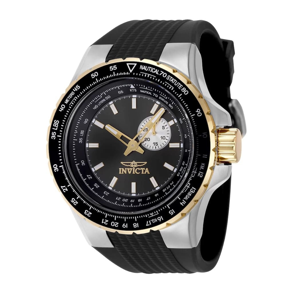 Invicta Men's 49718 Aviator Quartz VD72 Gunmetal Dial Watch
