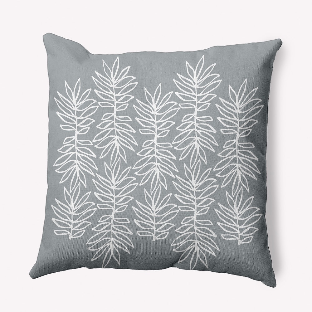 Leafy Branch Decorative Throw Pillow