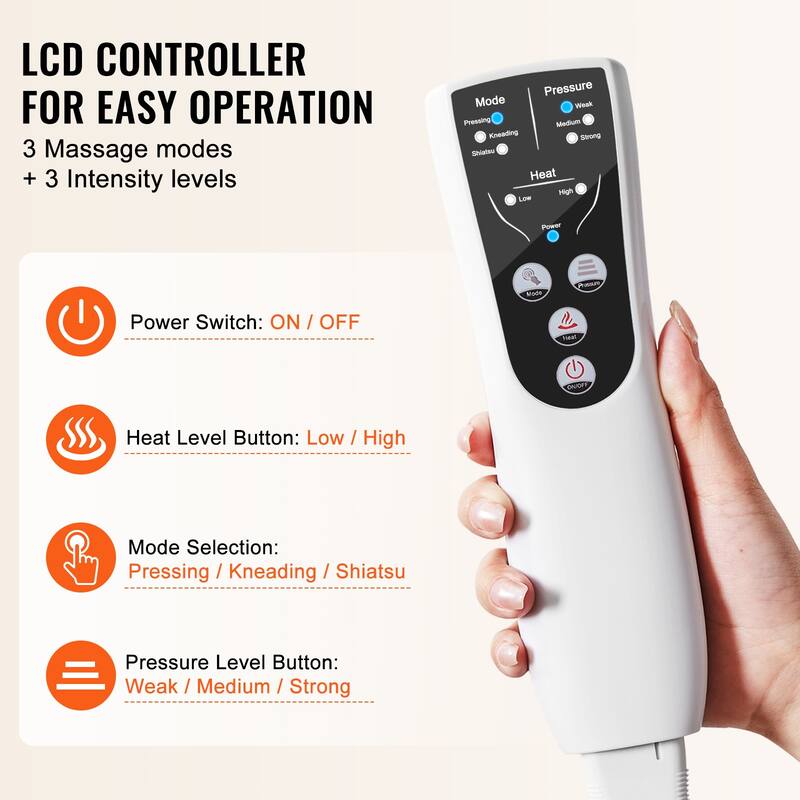 Air Compression Leg Massager (LY-670A) - air compression massager 3 Modes + 3 Intensities