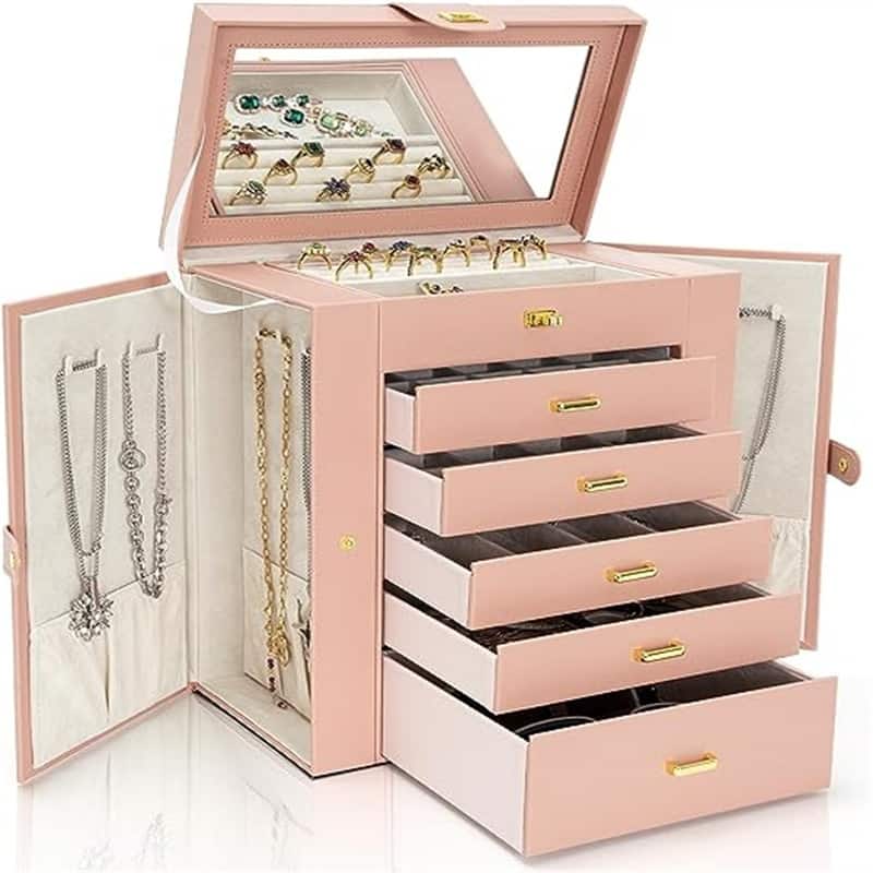 Huge Jewelry Box Organizer Functional