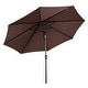 preview thumbnail 5 of 10, Holme 9-foot Steel Market Patio Umbrella with Tilt-and-Crank