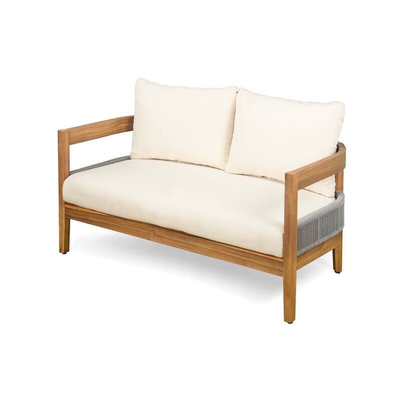 Christopher Knight Home - Porto Outdoor Loveseat & Table with Club Chair Set
