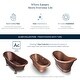 preview thumbnail 9 of 10, Heisenberg 5'6" Copper Freestanding Clawfoot Bathtub with No Overflow