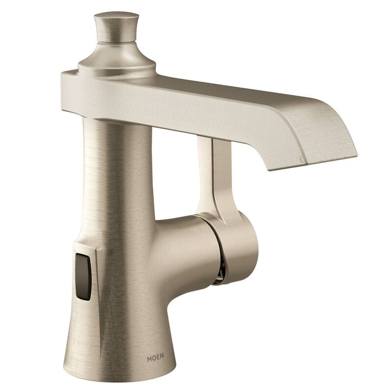 Moen S6981EW Flara 1.2 GPM Single Hole Bathroom Faucet with Pop-Up
