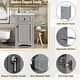 preview thumbnail 4 of 18, GDFStudio - Lisa 20" Bathroom Vanity with Ceramic Sink, Soft-Close Door & Storage Rack