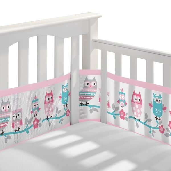 slide 2 of 6, BreathableBaby Breathable Mesh Liner for Cribs, 4-Sides, Classic 3mm