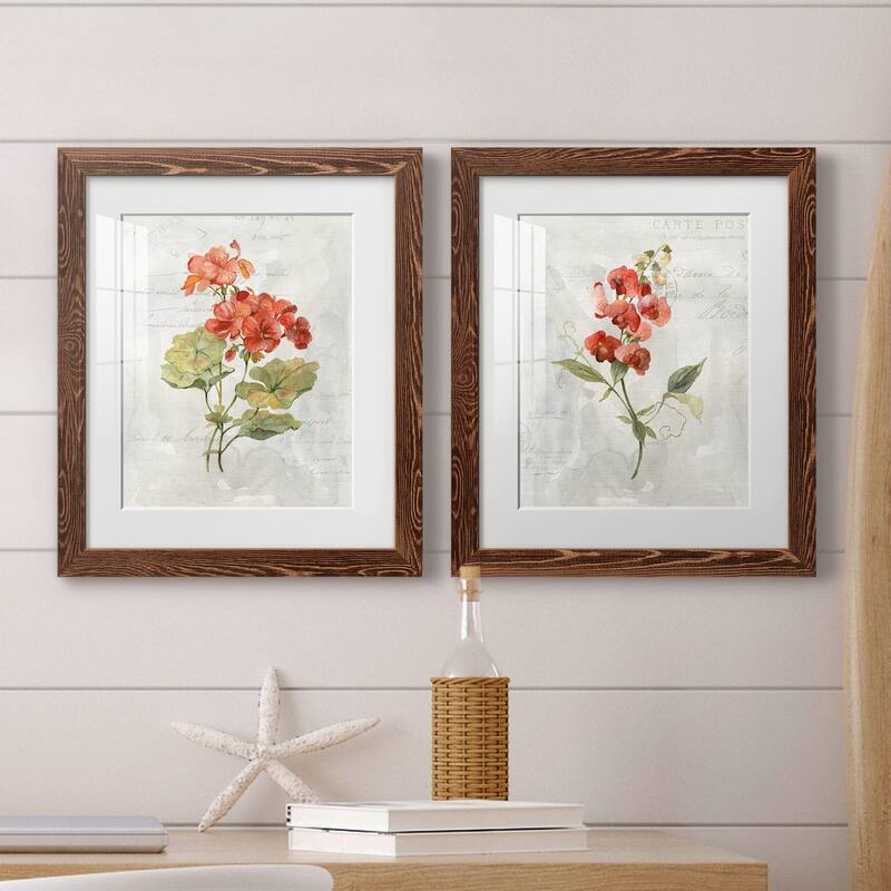Linen Geranium-Premium Framed Print - Ready to Hang