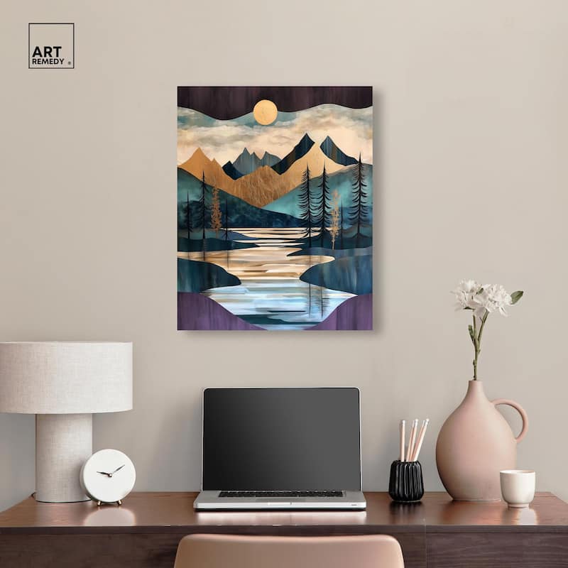 Secrets of the Lake III Canvas by Art Remedy, Gallery Wrapped