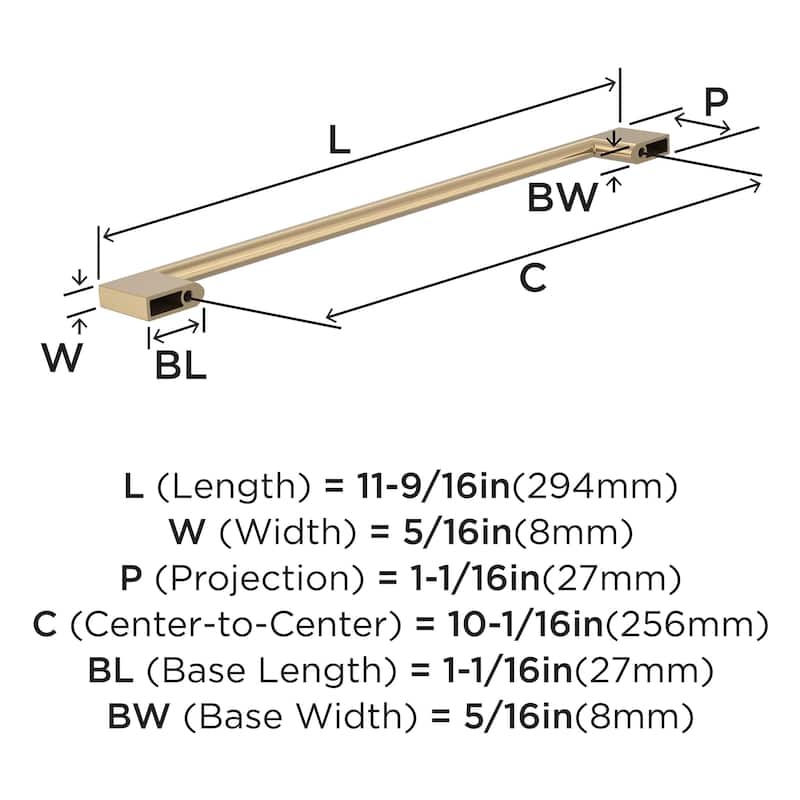 Amerock Cityscape Cabinet or Furniture Pull