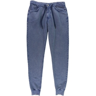 mens blue jogger pants