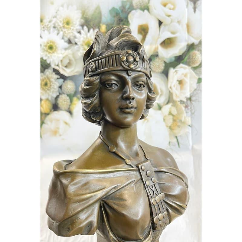 Large Sexy Goddess By French Artist Villanis Bronze Sculpture Home Decor Sale