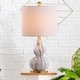 preview thumbnail 11 of 81, Anya 20.5" Mini Glass LED Table Lamp, Gray by JONATHAN Y