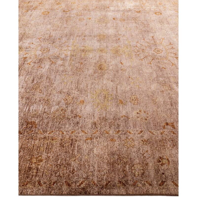 Overdyed One-of-a-Kind Hand-Knotted Area Rug - Beige - 8' 2" x 9' 10"
