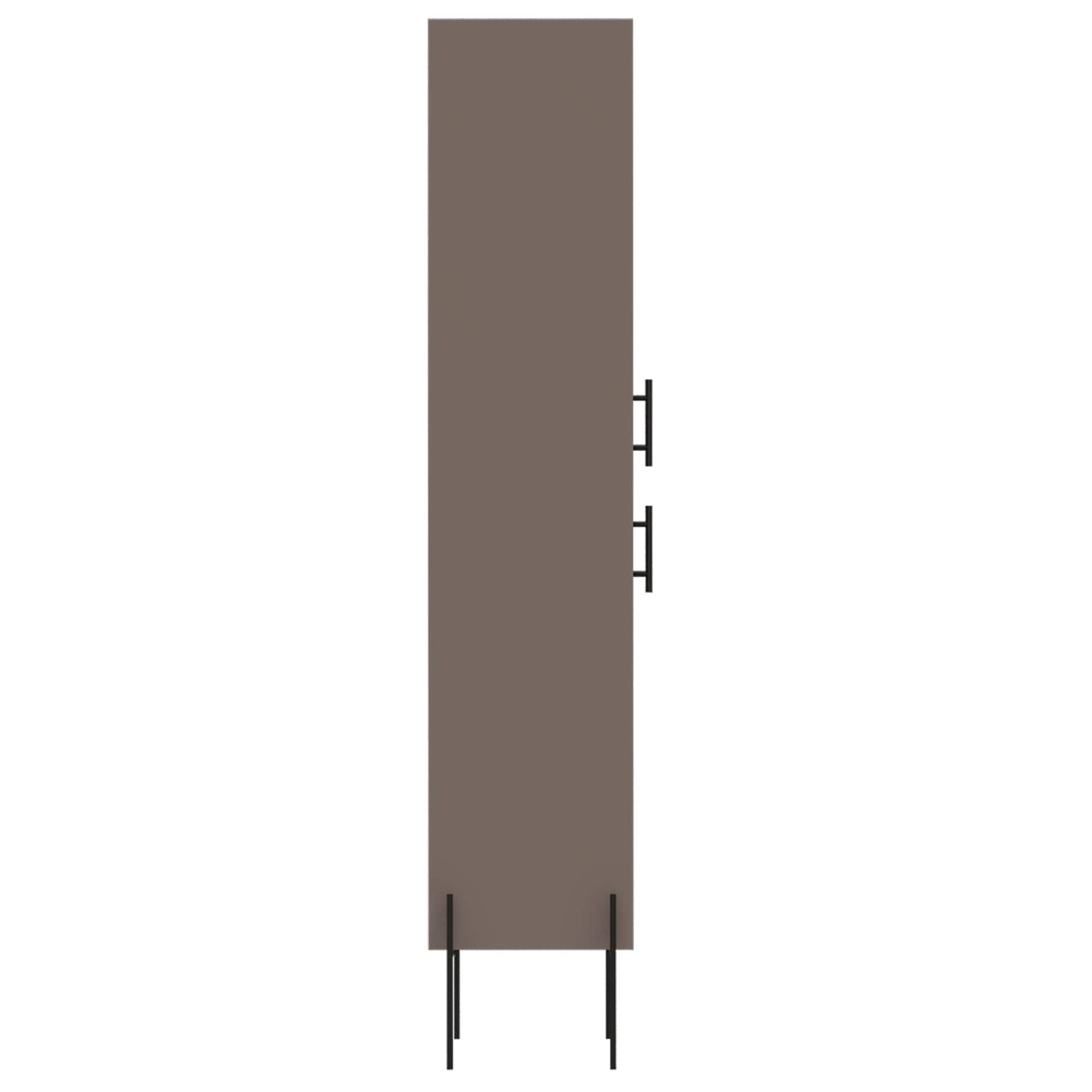 Svedin 18 in. W x 13 in. D x 71 in. H Free Standing Tall Bathroom Linen Cabinet in Taupe Svedin 18 in. W x 13 in. D x 71 in. H Free Standing Tall Bathroom Linen Cabinet in Taupe