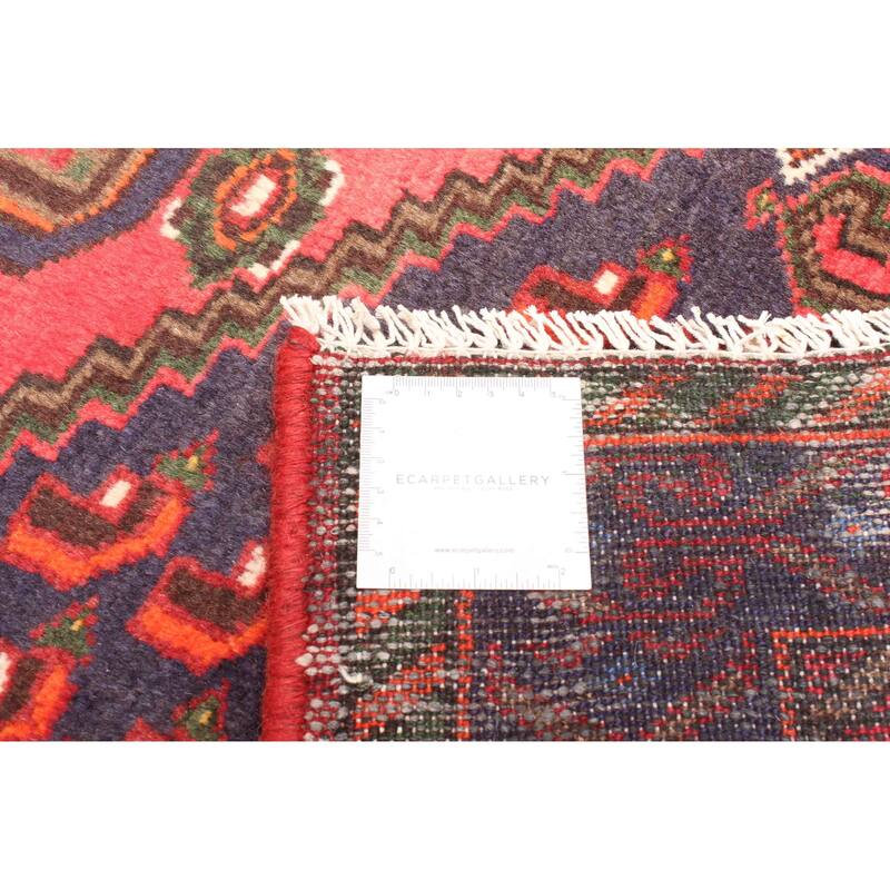 ECARPETGALLERY Hand-knotted Andelz Red Wool Rug - 4'2 x 6'7