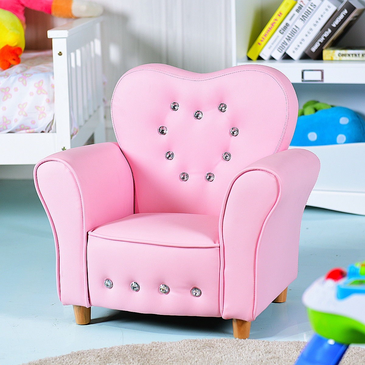 pink kids chair