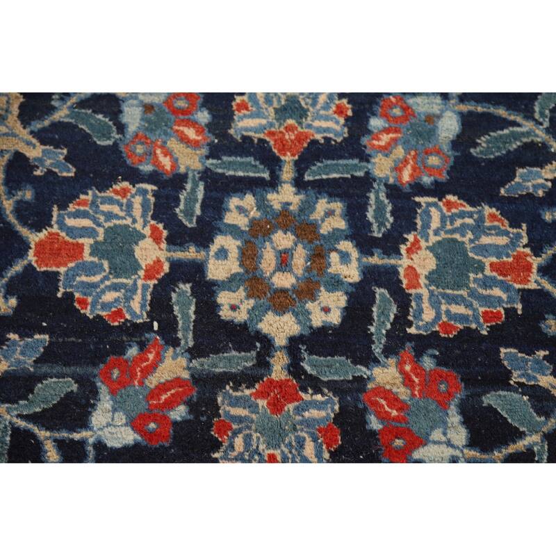 Medallion Tabriz Oriental Vintage Area Rug Hand-Knotted Wool Carpet - 6'7"x 9'7"
