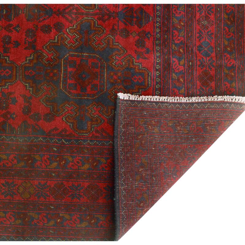 Khal Mohammadi Vinnie Red/Navy Rug - 8'2" x 11'1"