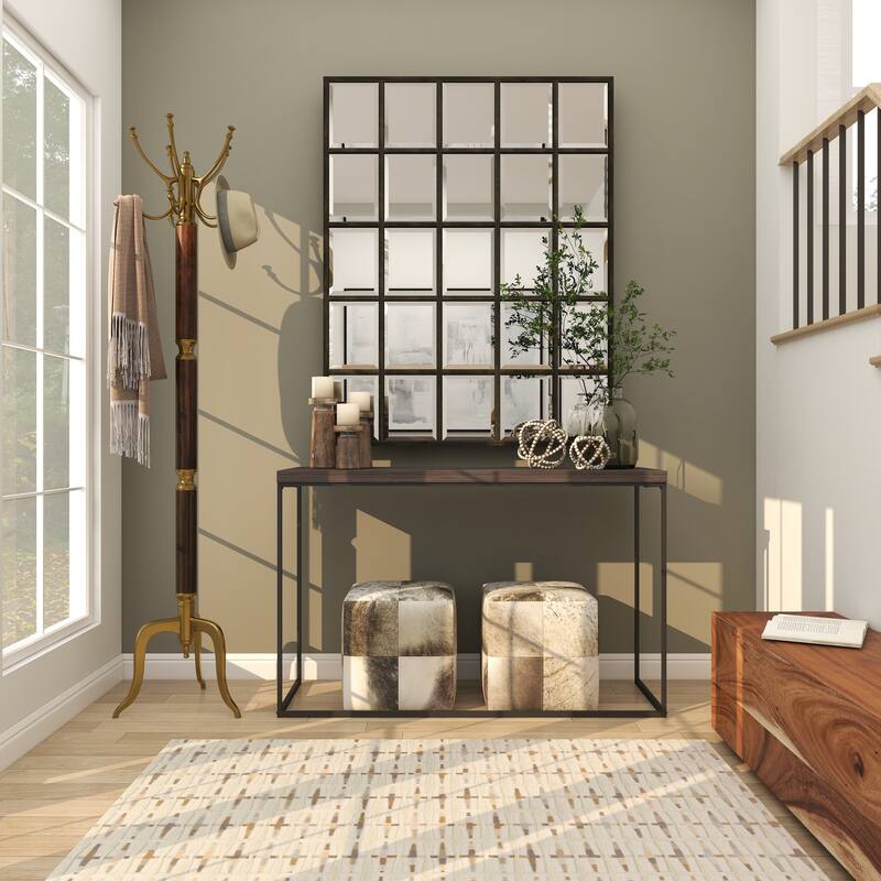 Silver or Gold Aluminum Traditional Coat Rack