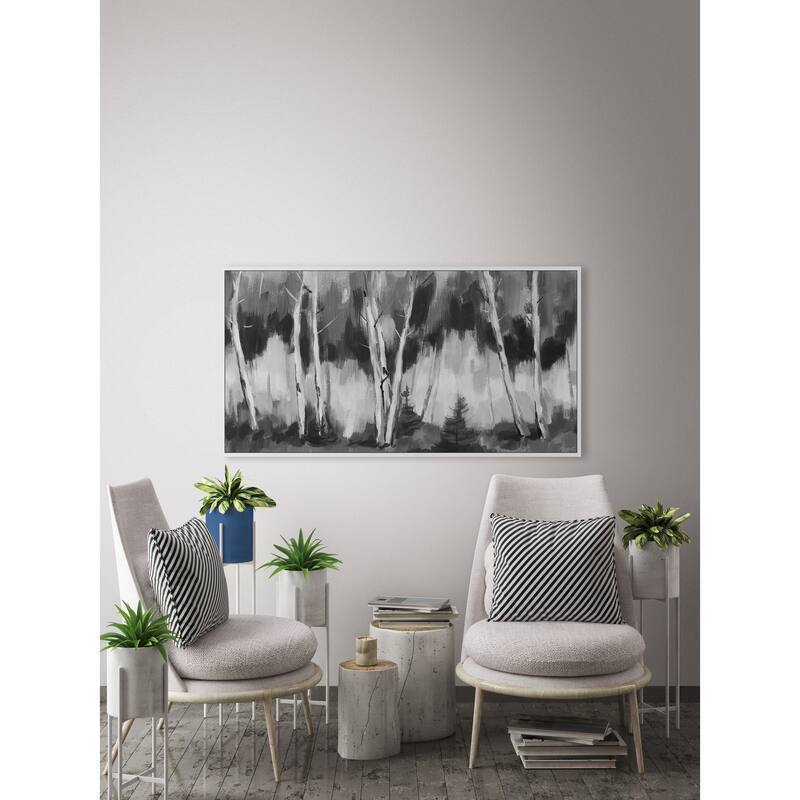 Mighty Trees Floater Framed Print on Canvas
