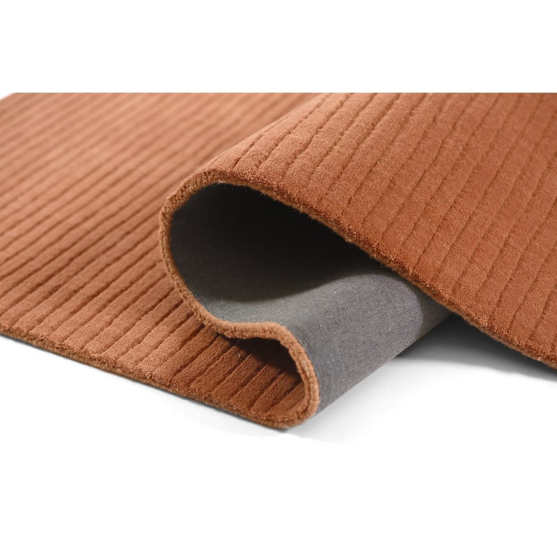 Momeni Asher Hand Loomed Wool Solid Color Area Rug
