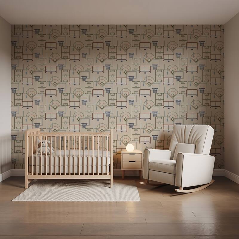 Veer Decor Sports Play Zone Peel and Stick Wallpaper