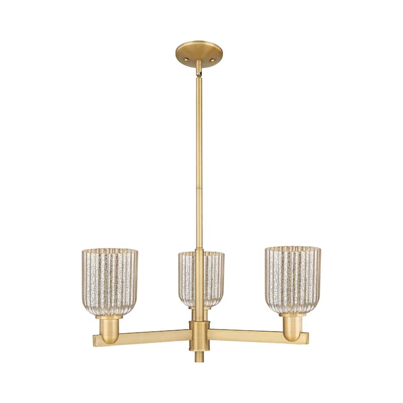 Innovations Lighting Downtown Urban - Bridal Veil - 3 Light 18" Chandelier