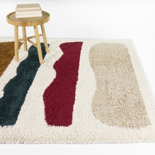 Augustin Modern Squiggles Area Rug - Bed Bath & Beyond - 43348182