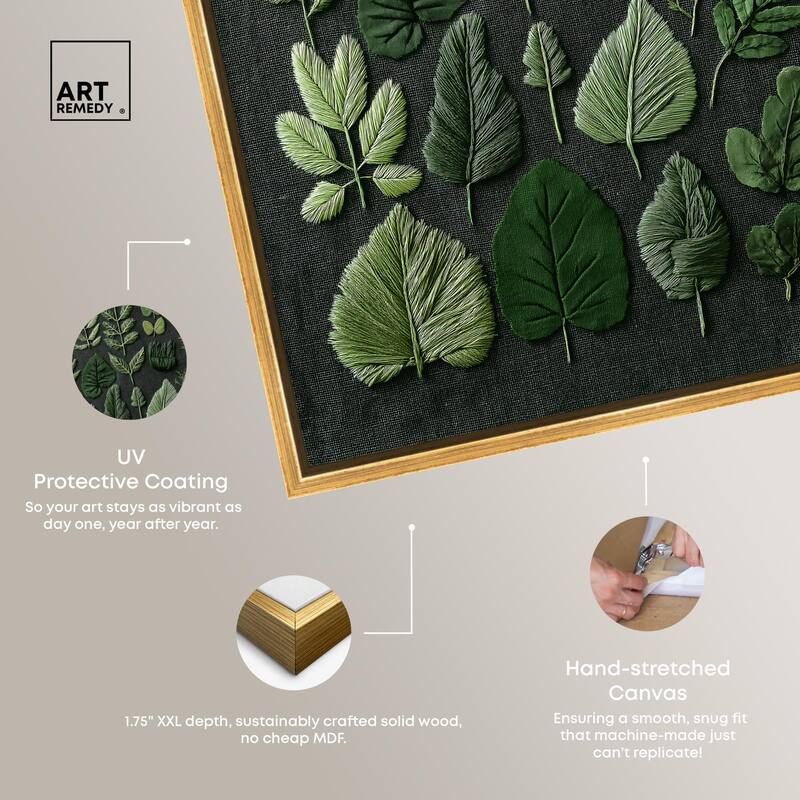 Leaf Library III Canvas by Art Remedy