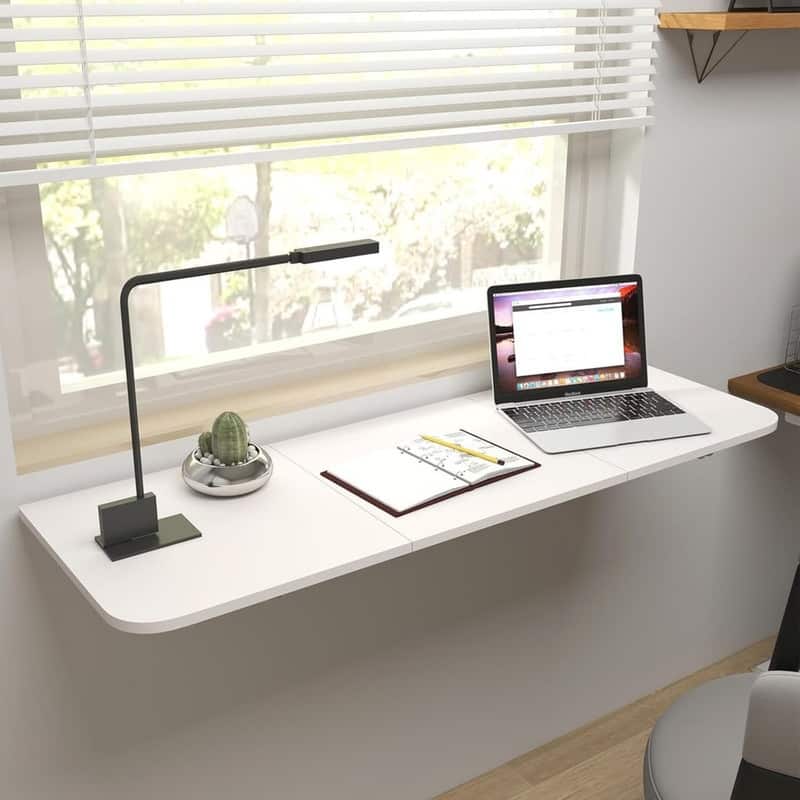 Wall Mounted Folding Table - White