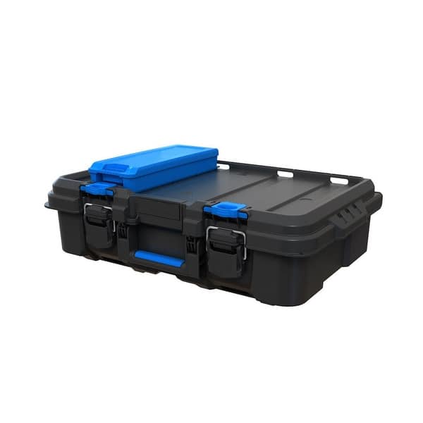 Stack System Tool Box with Small Blue Organizer & Dividers - On Sale - Bed  Bath & Beyond - 37905025