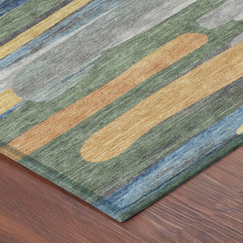 Machine Washable Indoor/ Outdoor Casual Merriam Chantille Rug