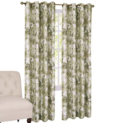 Tranquil Trees Insulated Curtain Panel