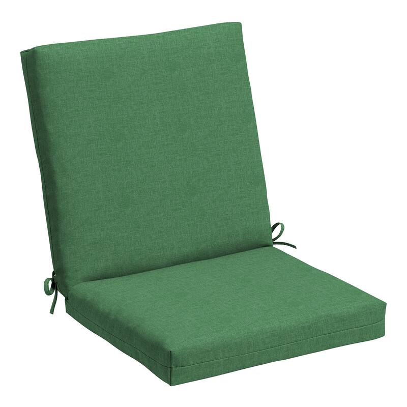 ARDEN Basics Outdoor Midback Dining Chair Cushion - Moss Green Mila