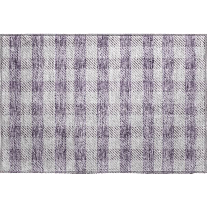 Premium Washable Super Soft Plaid Mayfield Rug